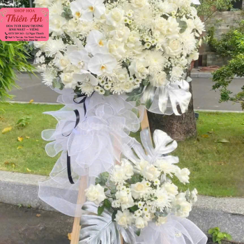 Lẵng Hoa Viếng Mẫu 5
