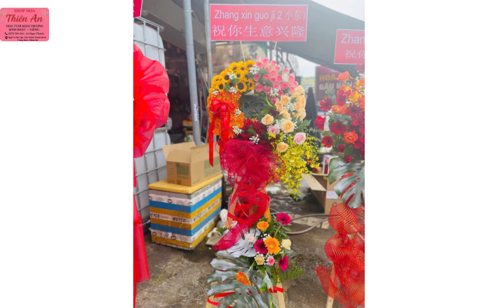 Lẵng Hoa Khai Trương Mẫu 3